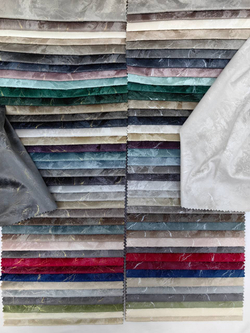 Ткань для портьер бархат с золотом Феникс (001 F)