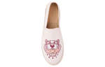 KENZO Tiger cloth stretch canvas linen-soled flat-bottomed women's casual shoes women's light pink