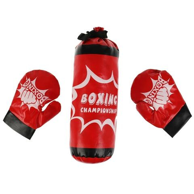 Набор для бокса 11х13х32 см, 3 шт, кожзаменитель, в сетке, A1515882N