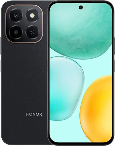 6.61" Смартфон Honor x6c 6/256Gb,  NFC,  TFT,  120Гц,  5300мAч,  полночный черный