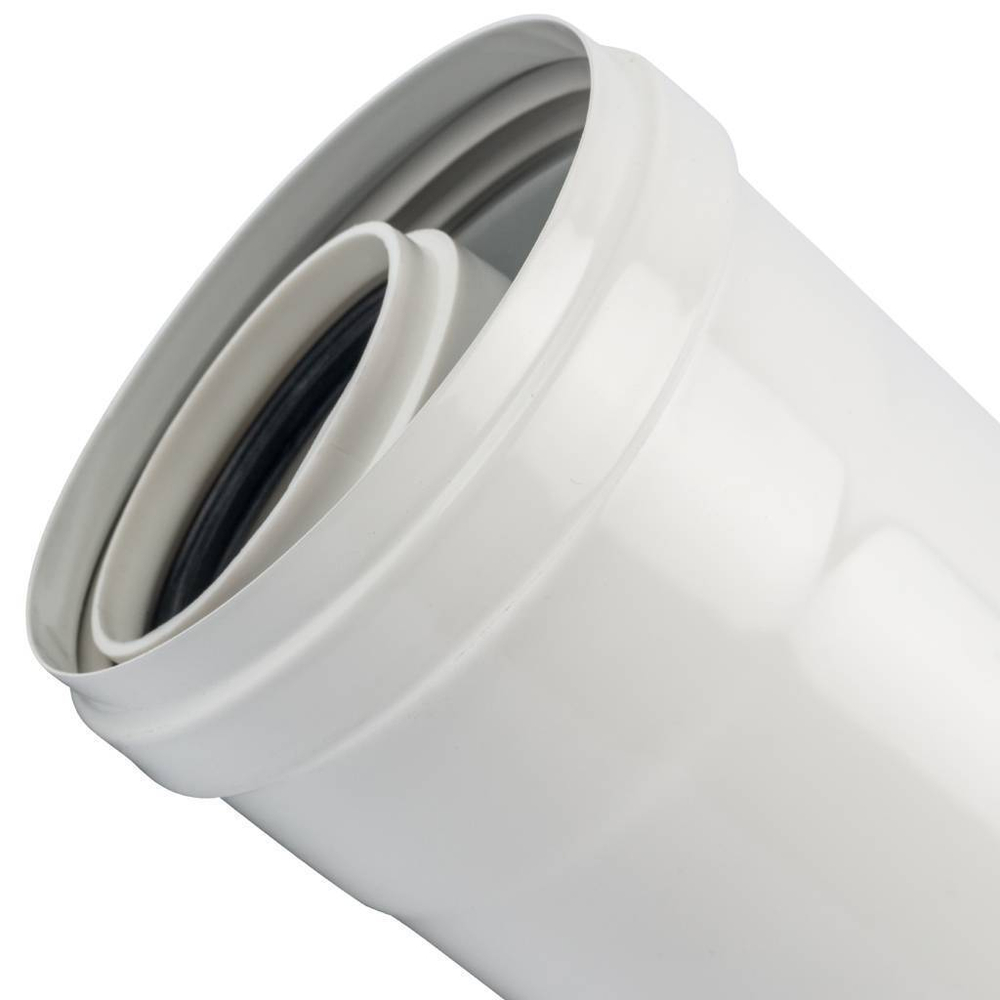 STOUT Элемент дымохода конденсац. труба  250 мм Ø60/100 м/п PP-FE