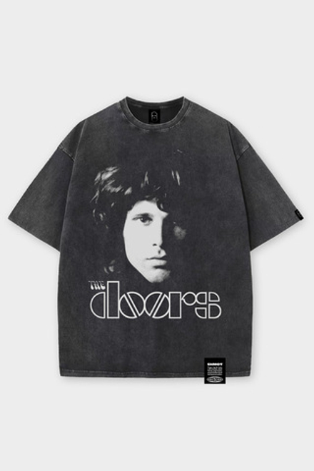 Футболка SHMOT "THE DOORS" GARMENT DYE Черный