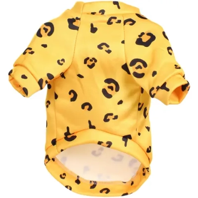 Кофта - толстовка для мелких пород собак «BRO Style», принт леопард, р M