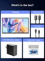 23.8" Портативный игровой монитор UPERFECT Umax24 Pro 2560x1440, 180 Гц, IPS