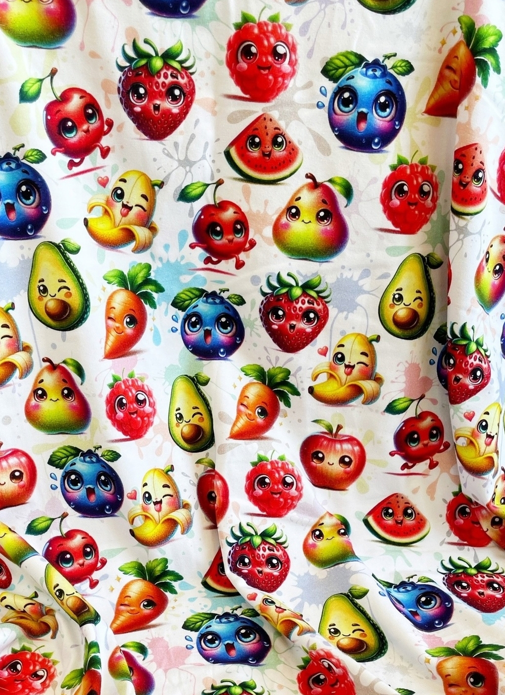 ФРУКТЫ И ОВОЩИ - Кулирка с лайкрой, компакт пенье