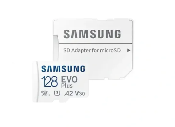 Карта памяти Samsung EVO Plus 128GB MicroSDXC Class 10/UHS-I/U3/130Мб/с MB-MC128KA