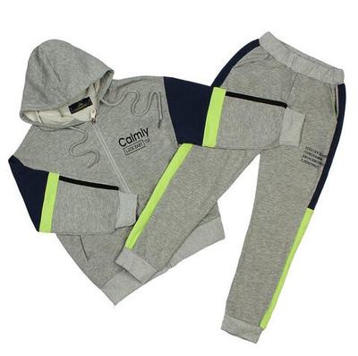 Спортивный костюм для девочек А.4437В-B39, серый, р. 98-104см 9730358