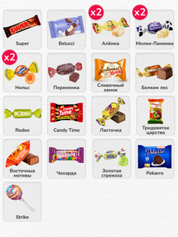 Сладкий новогодний подарок "Конфетка" 300гр