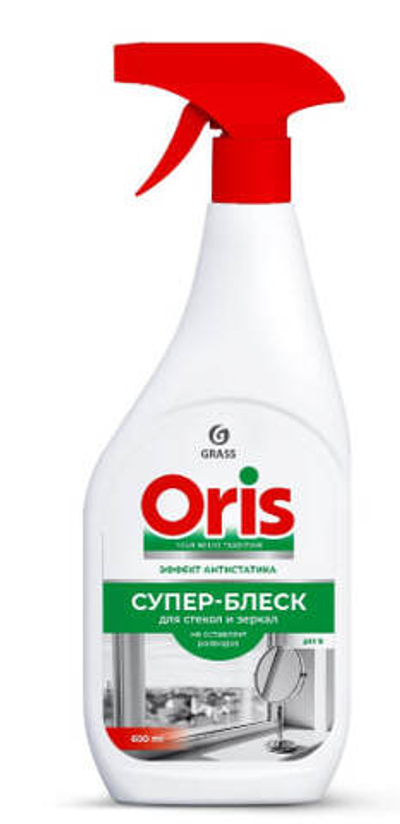 Средство для очистки стекол и зеркал ORIS супер-блеск, 600 мл