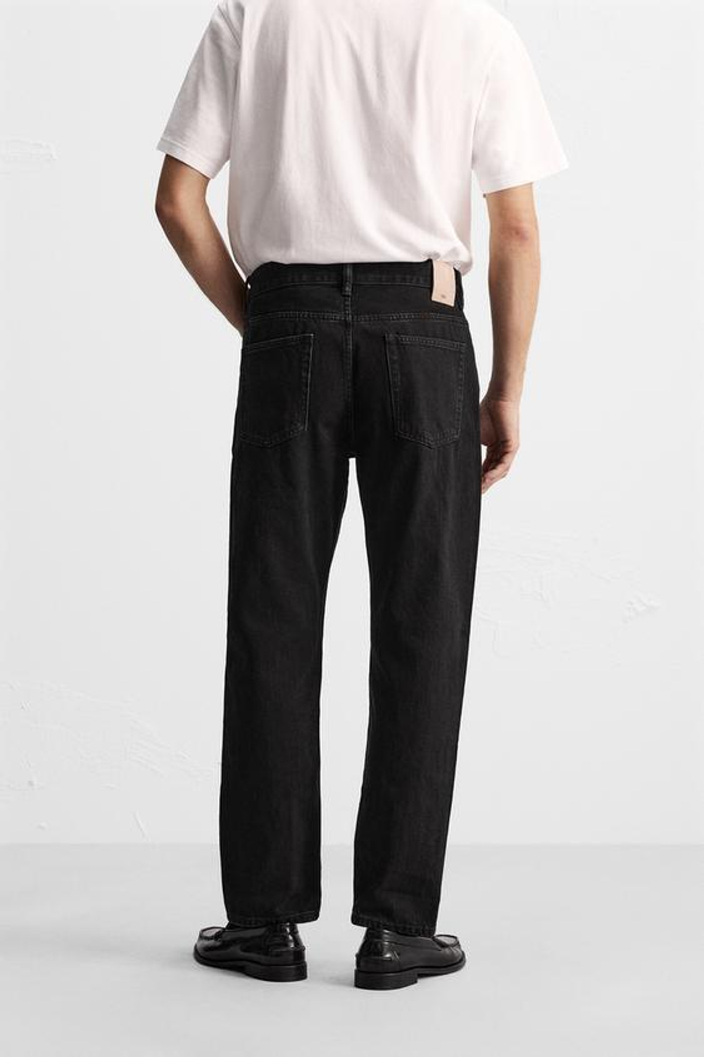 ZARA ДЖИНСЫ REGULAR FIT, УГОЛЬНЫЙ