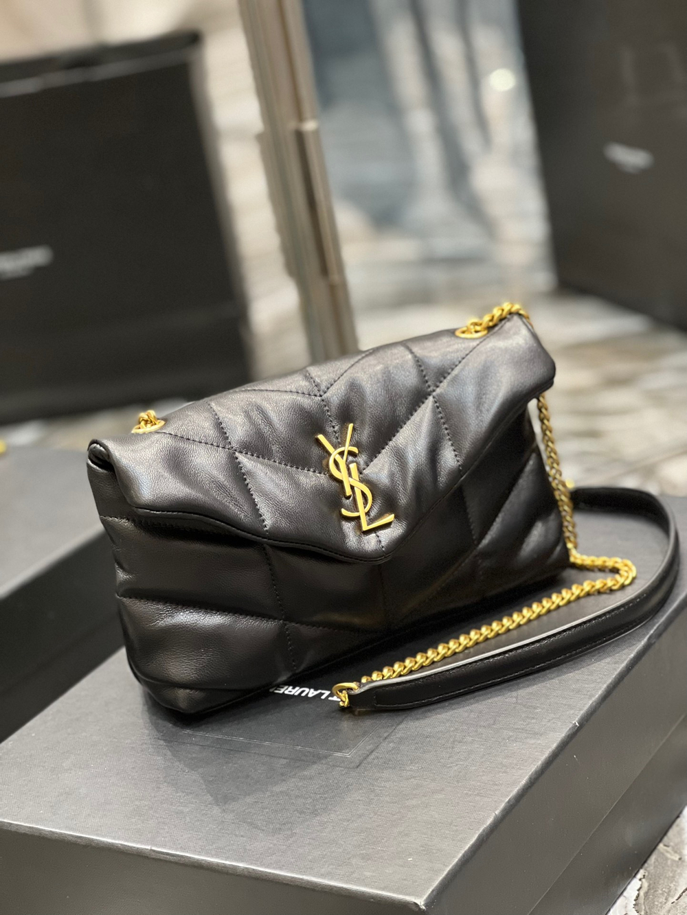Saint Laurent Loulou Puffer Bag 23 cm