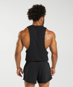 Майка GYMSHARK Legacy Drop Arm Tank Black