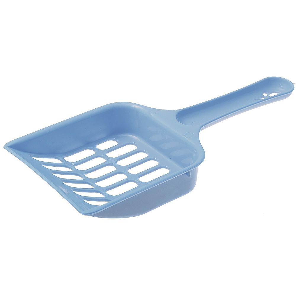 Совок с отверстиями для кошачьего туалета ZooOne 20х9х2,5 см (СИНИЙ)