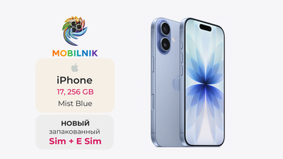 Apple iPhone 17 256ГБ Mist Blue (Без RuStore)