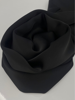 Ткань "Шелк Дабл Армани" (черный)