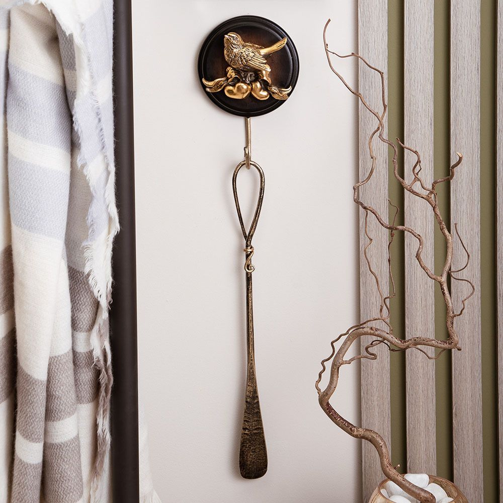 Настенный крючок Нежность Бронза