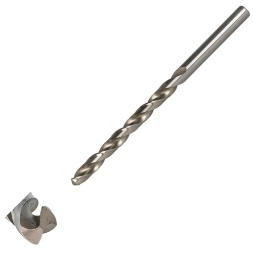 Сверло по металлу сверхдлинное HSS-G 4,5х82х126 мм Heller 21387