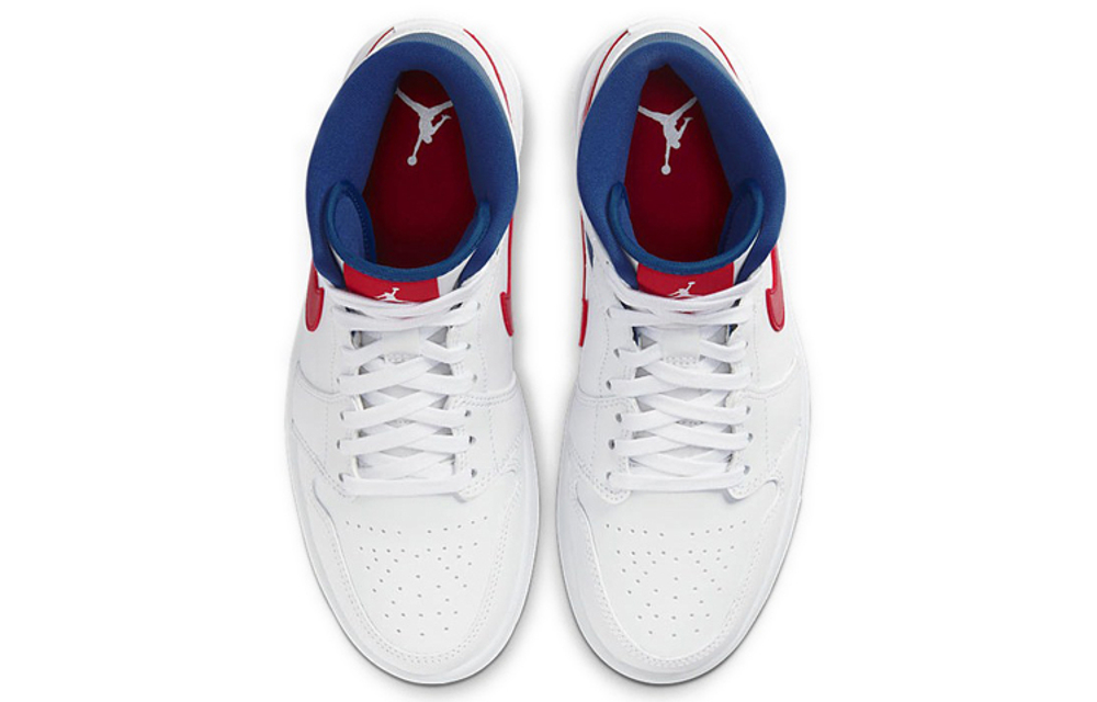 Кроссовки Jordan Air Jordan 1 Mid University Red (Женская размерная сетка)