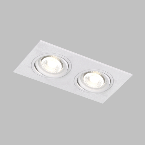 DK3022-WH Встраиваемый светильник, IP 20, 10 Вт, GU5.3, LED, белый, пластик