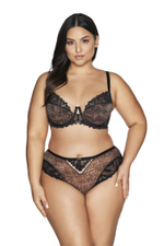 Роскошный бюстгальтер с анималистическим принтом Black Panther (Размер: 80B) (Цвет: леопард)