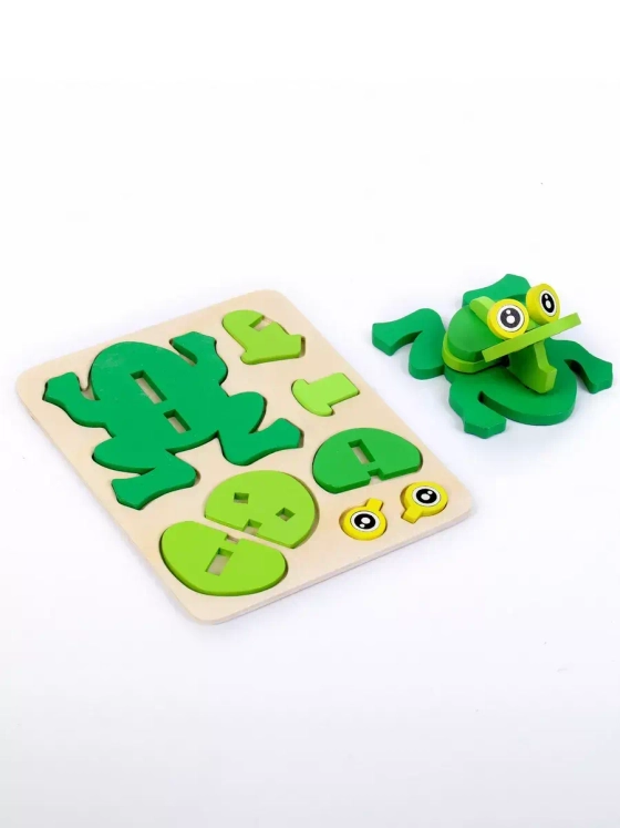 Головоломка 3D Лягушка