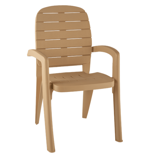 Кресло пластиковое Элластик Прованс бежевый