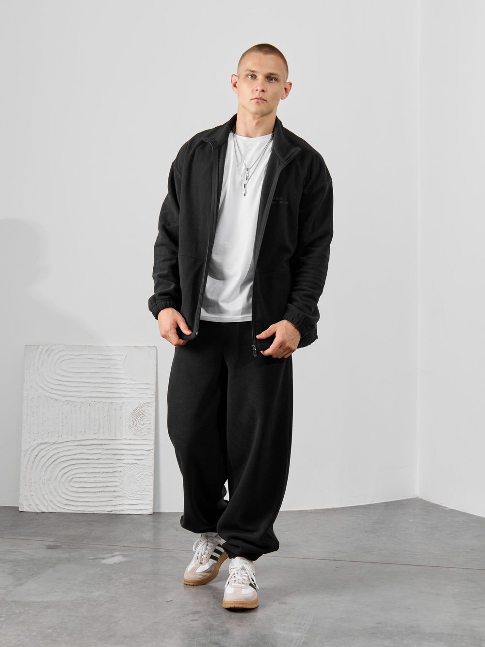 Толстовка мужская Алтай-1 Виотекс ЧЁРНЫЙ