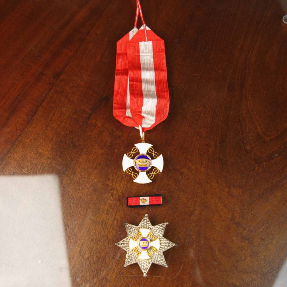 Орден Короны Италии (полный комплект). Степень Великого Офицера