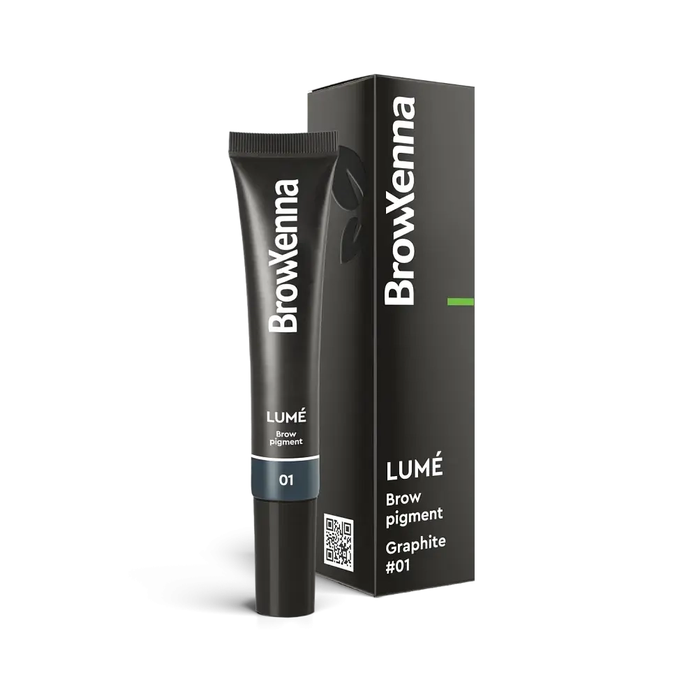 Пигмент прямого действия для бровей BrowHenna Lume 01 Graphite (графит) 15мл