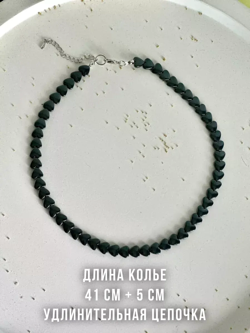Чокер сердце колье на шею