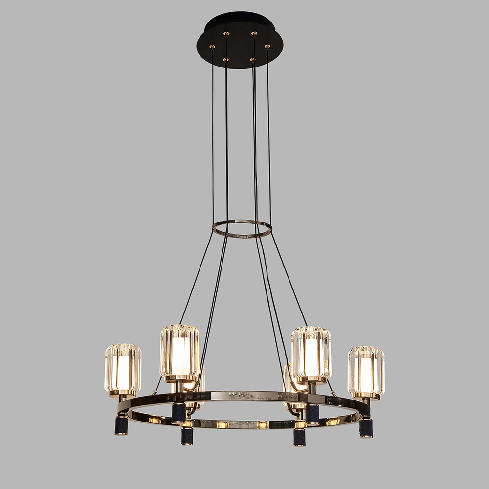 Люстра P0738-6A gold/black