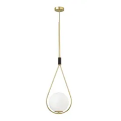 4810/1A PENDANT ODL21 415 золтой/черный/белый Подвес E14 1*40W FLARI