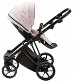 Детская коляска Adamex Belissa 2 в 1 B-PS26 (РОЗОВЫЙ+РОЗОВ.ПЕРЛ.ПЕРФ.КОЖА)