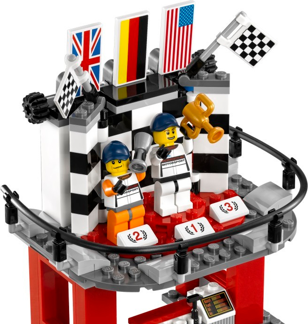 LEGO Speed Champions: Финишная линия гонки Porsche 911 GT 75912 — Porche 911gt Finish Line — Лего Спид Чампионы Чемпионы скорости