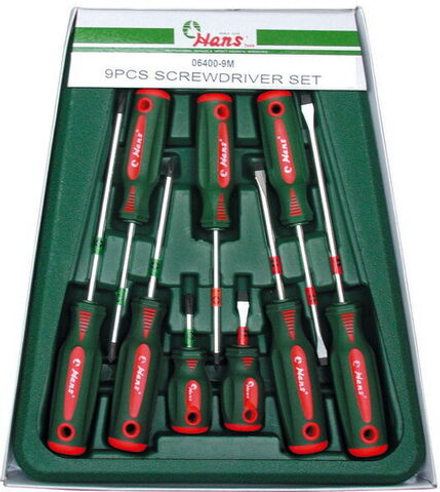 Набор отверток шлицевых Hans, 06400-9M