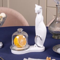 Лимонница Кошка Шелби Белая