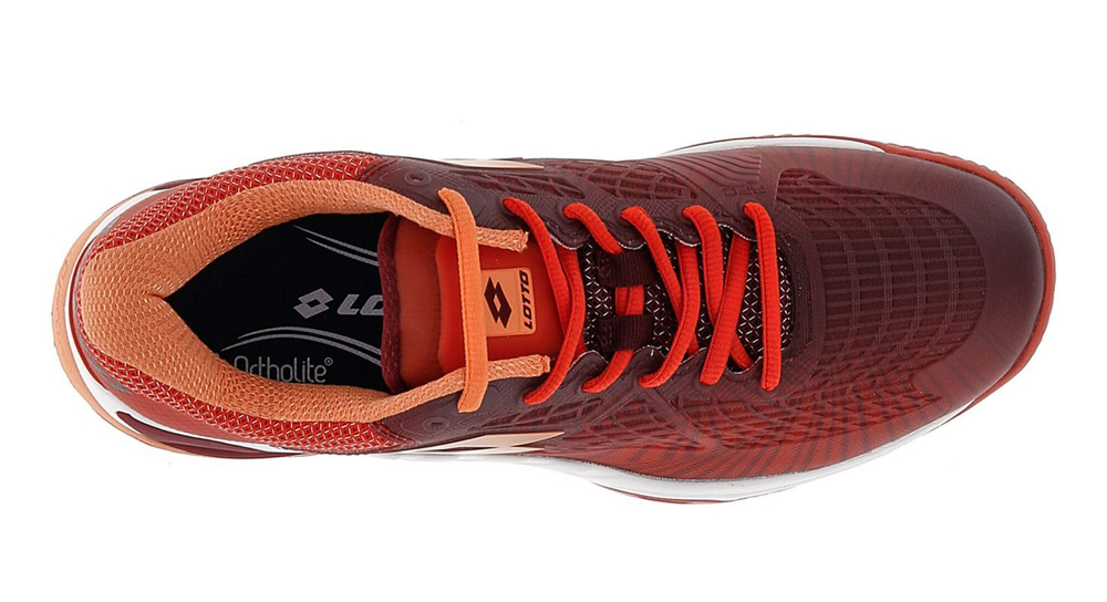 Мужские кроссовки теннисные Lotto Mirage 100 II Clay - красный