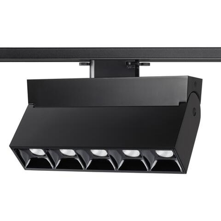 358324 PORT NT19 234 черный Светильник трековый однофазный трехжильный IP33 LED 4000К 25W 110-265V EOS