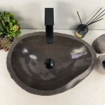 Раковина из речного камня RS-65593 50*35*15 0856