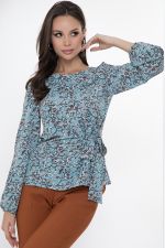 Блуза Миа (бирюза) Diolche (Акция)
