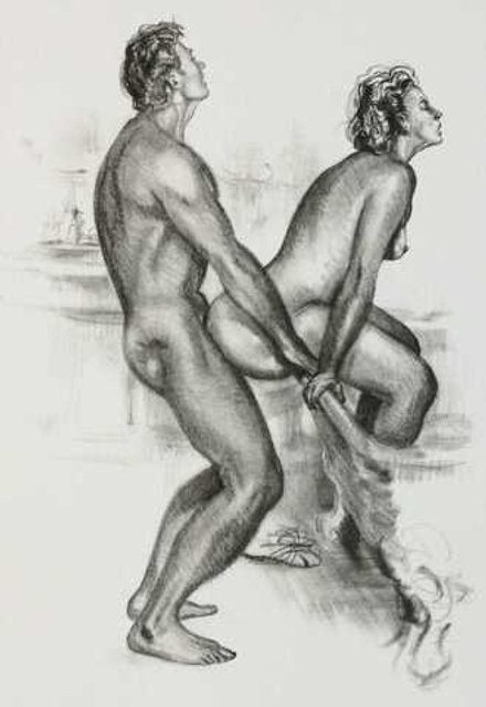 Fernand Dantan (1913-2005) - эротическое искусство французского художника