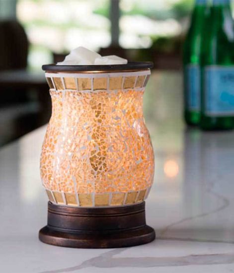 Аромасветильник настольный Позолоченное стекло, Candle Warmers