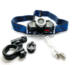 Фонарь NGY HY-T660-1 налобный + крепление на велосипед