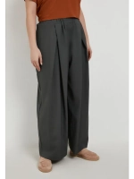 Брюки широкие со складками