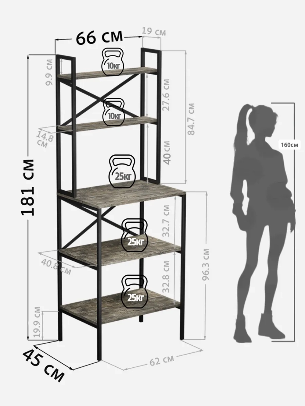Стеллаж KOKSET