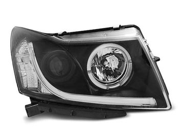 Передние фары tube light black для Chevrolet Cruze