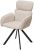Стул LONG 360 град. поворот.NS04 Крем, букле / черный каркас