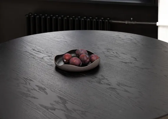 Стол обеденный Type D 120 см основание D 43 см (черный)