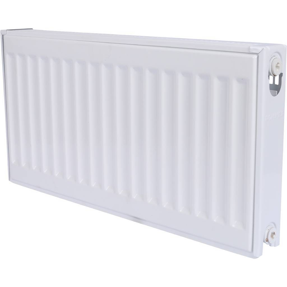 Радиатор панельный профильный ROMMER Ventil тип 11 - 300x700 мм (подключение нижнее, цвет белый)