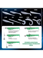 Мягкая приманка риппер FishingFever10,0cm,5,0g,уп 5 шт